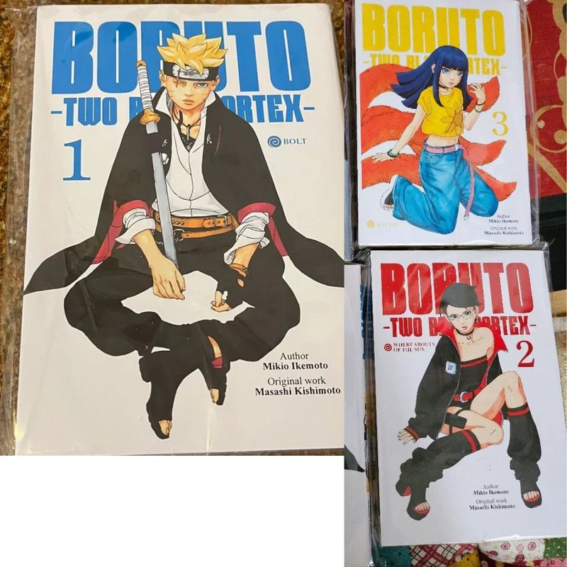 New Boruto: Two Blue Vortex Manga Volume 1-3 English Version Comic