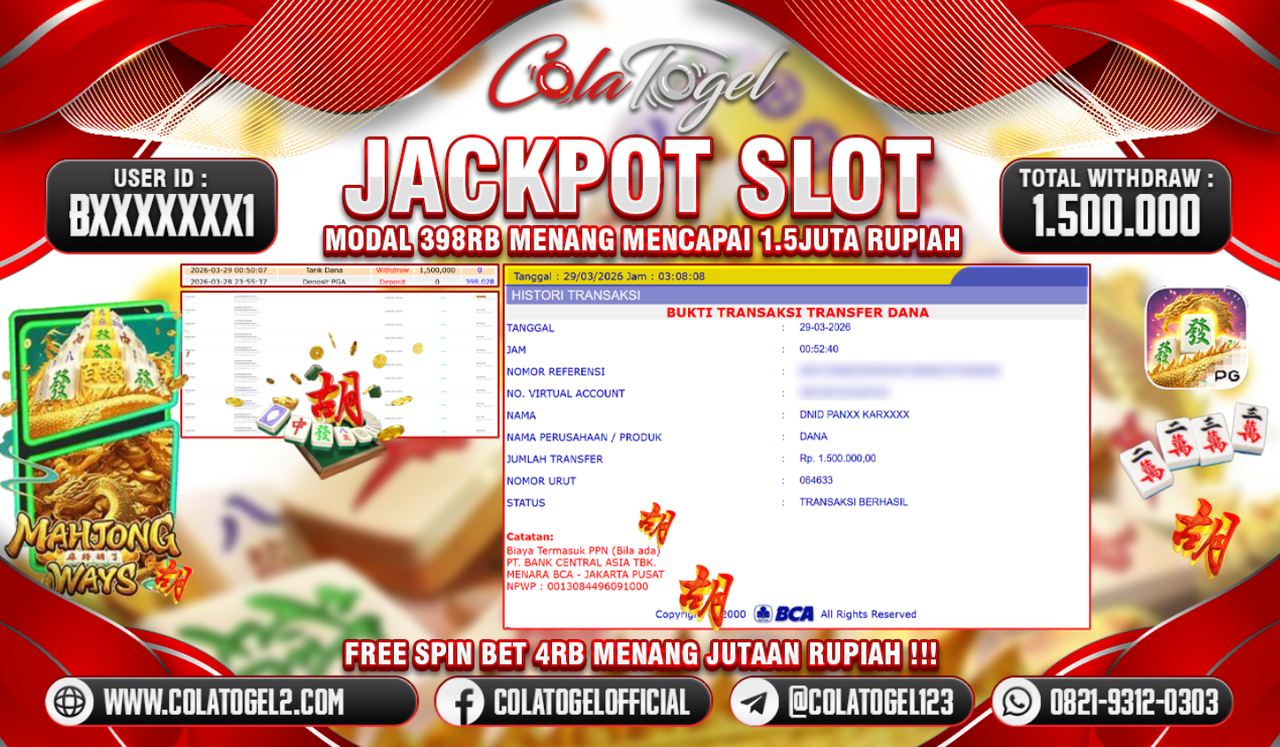 JACKPOT SLOT GACORR!!