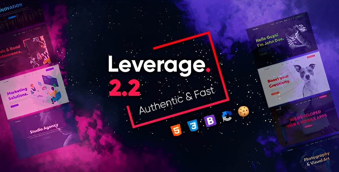 Leverage – Agency Bootstrap HTML Template