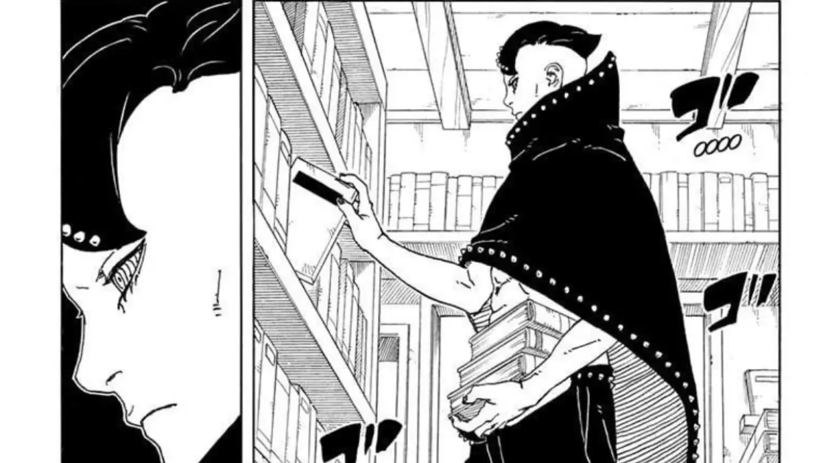 Jura visiting Konohas Library