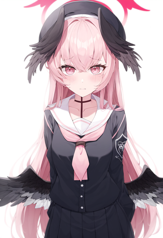 depth of field, 1girl, [[[[koharu (blue archive)]]]], {{{{aged up}}}}, {{long ha s-3322702440