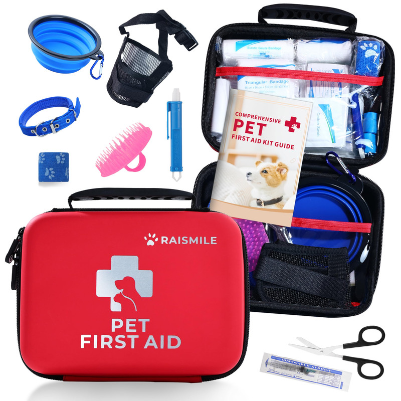 Raismile Dog First Aid Kit / Pet Emergency Kit