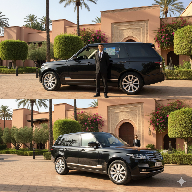 Transfert en SUV pour mariage et événement privé à Marrakech