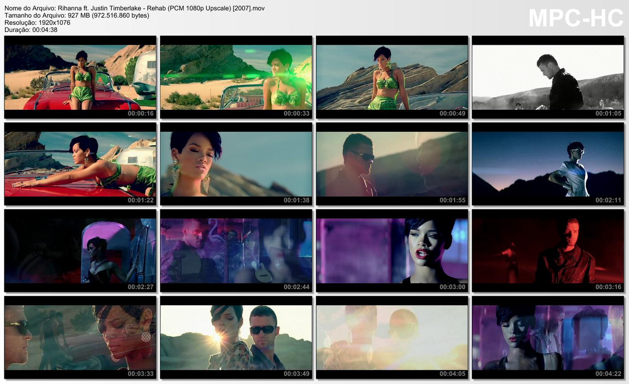 Rihanna ft. Justin Timberlake - Rehab (PCM 1080p Upscale) [2007]