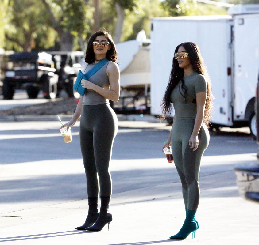 kim-kardashian-and-kylie-jenner-in-tights-out-in-calabasas-06-11