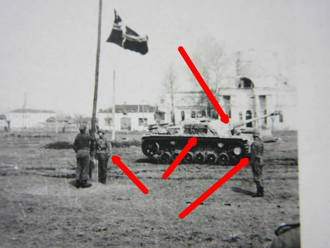 Foto Sturmgeschütz-Abteilung 189 Stug III Langro