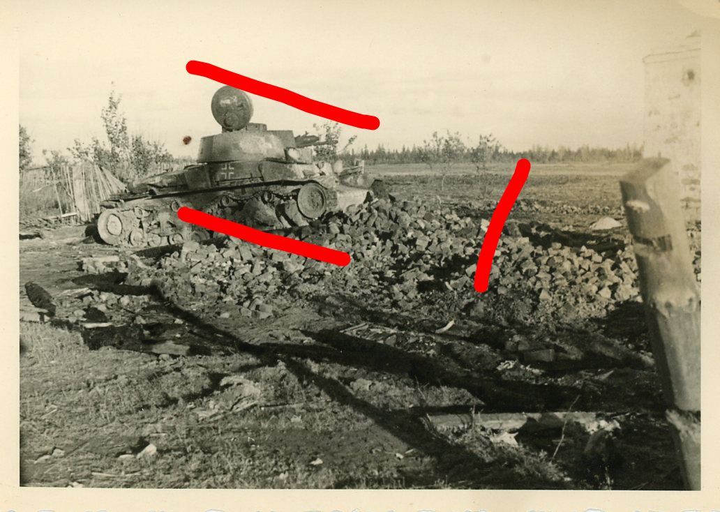 Praga 38 T Panzer Tank Russland Kämpfe Foto