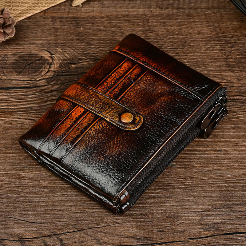 portofel de barbati pentru barbati portmoneu de piele naturala handmade lucrat manual cadou