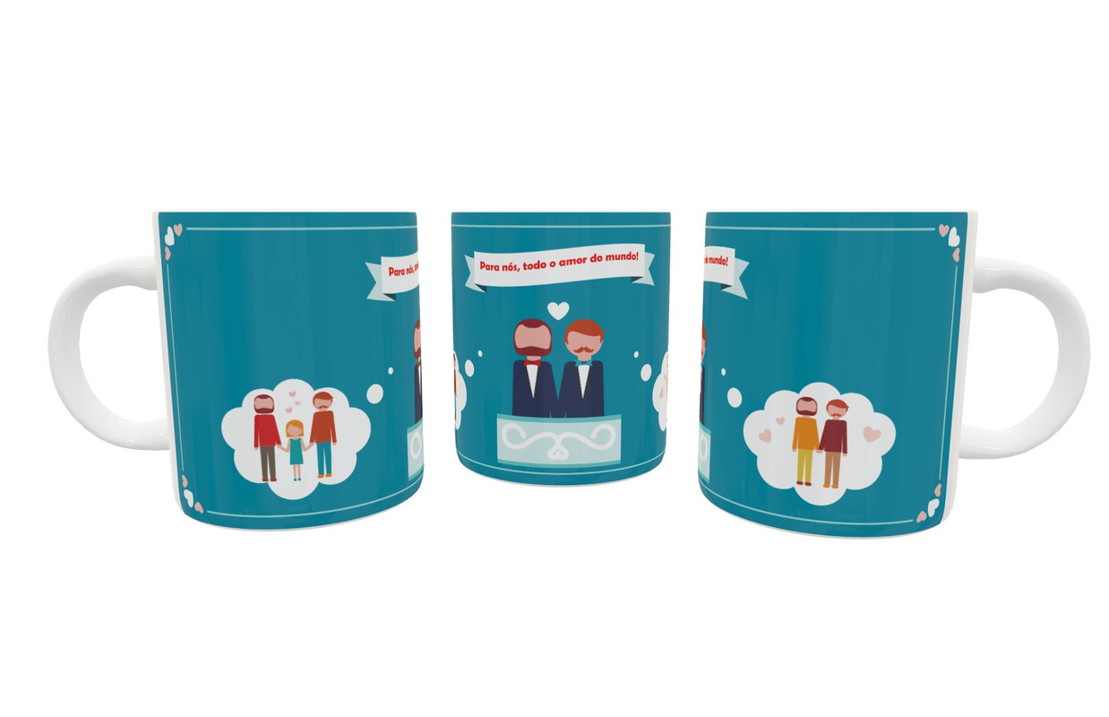 Caneca Personalizada Casamento Modelo 16