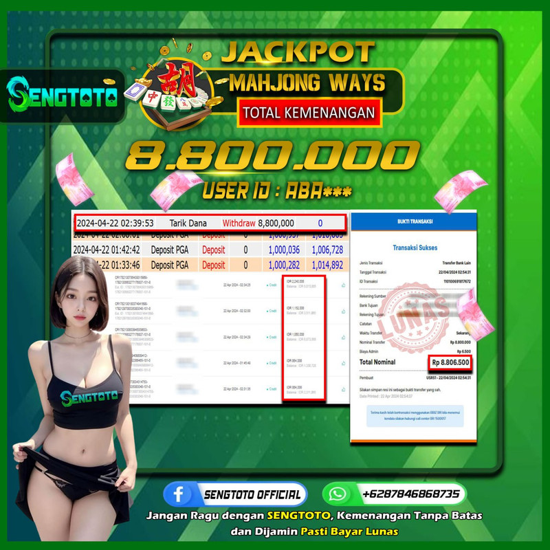 BUKTI PEMBAYARAN SLOT MAHJONG WAYS