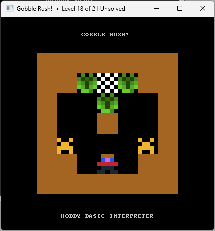 HOBBY BASIC GOBBLE RUSH PUZZLE WINDOWS11 CONSOLE 18