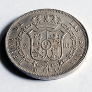 20 Reales 1849. Isabel II. Madrid PAS5127