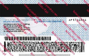 Canada - Ontario (ON) Driving Licence Back