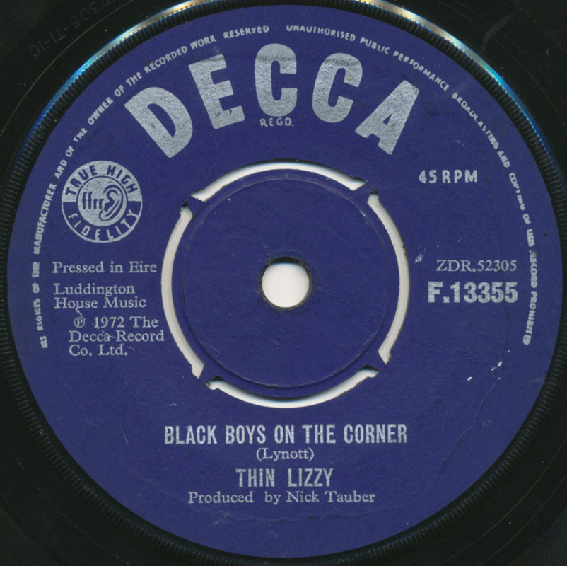 0006 TLDIL Black Boys On The Corner F. 13355 Decca (1972)