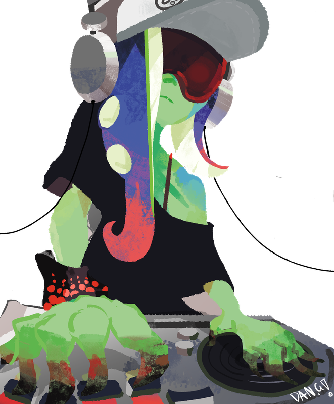 art of acht from splatoon.