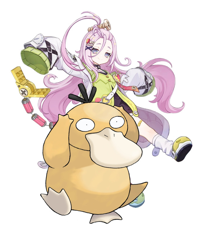 Aino and Psyduck