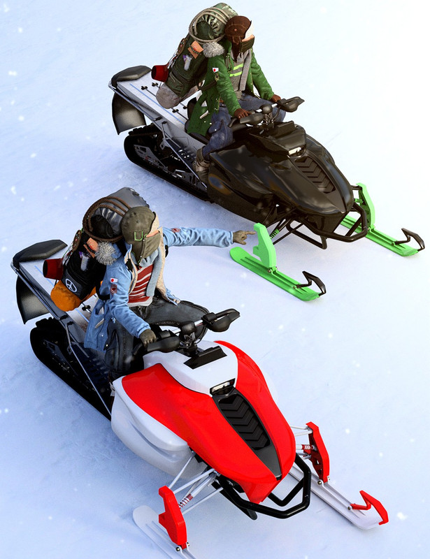 00 main snowmobile daz3d