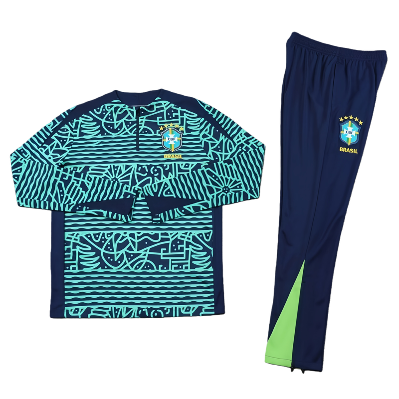 2425 Brazil Lake Blue Training suit set