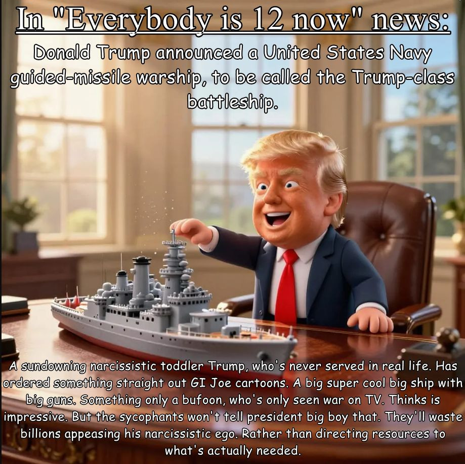 trump everyone is 12 battleships