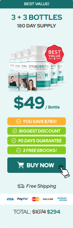 6 BOTTLES - 6 meses de suprimento - BEST VALUE