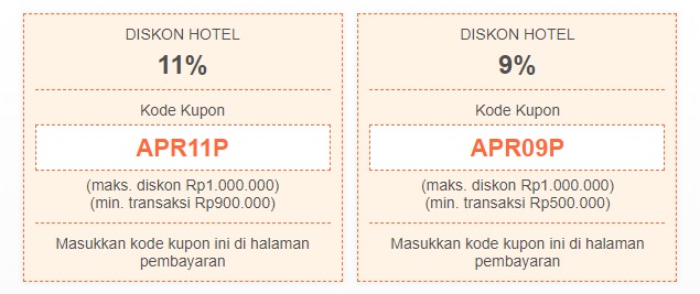 Kode promo diskon hotel