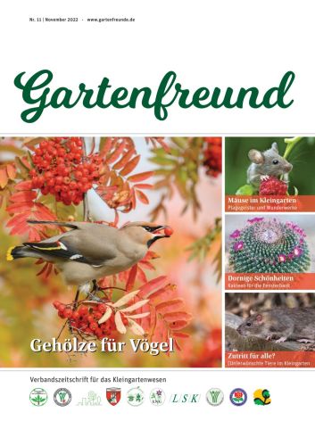 Cover: Gartenfreund Magazin No 11 November 2022