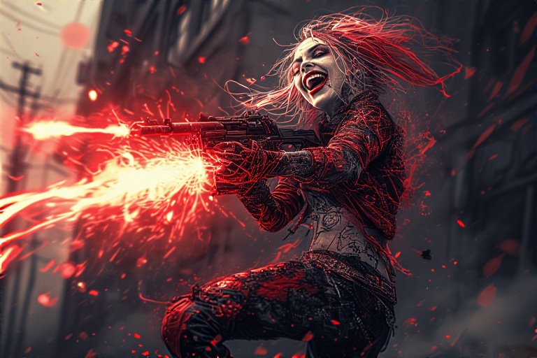 Playful-action-pose-Harley-Qui-5