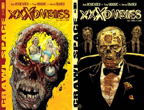 Crawl Space - XXXombies #1-4 (2007-2008) Complete