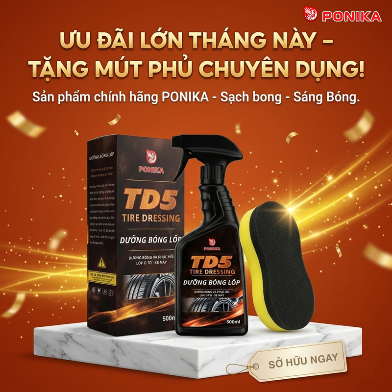 Ưu đãi tặng mút phủ chuyên dụng