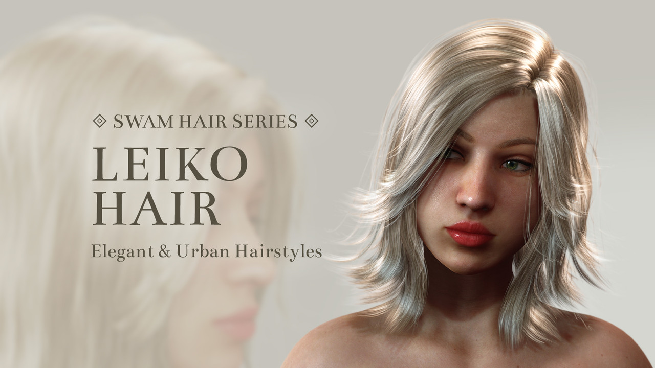 [ Reallusion Hair ] Leiko Hair