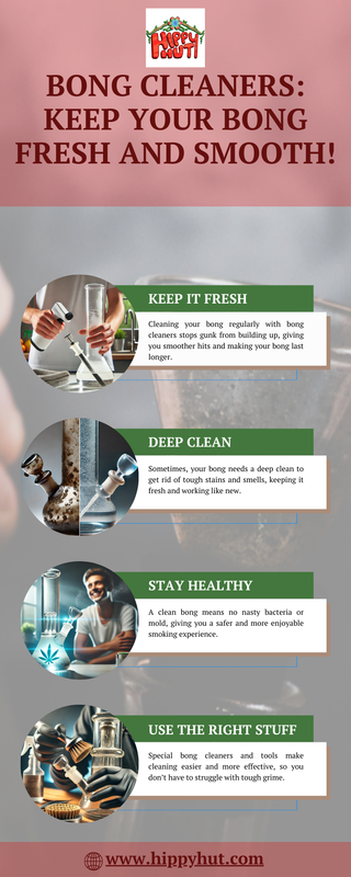 Bong Cleaners Keep Your Bong Fresh and Smooth - Hippy Hut