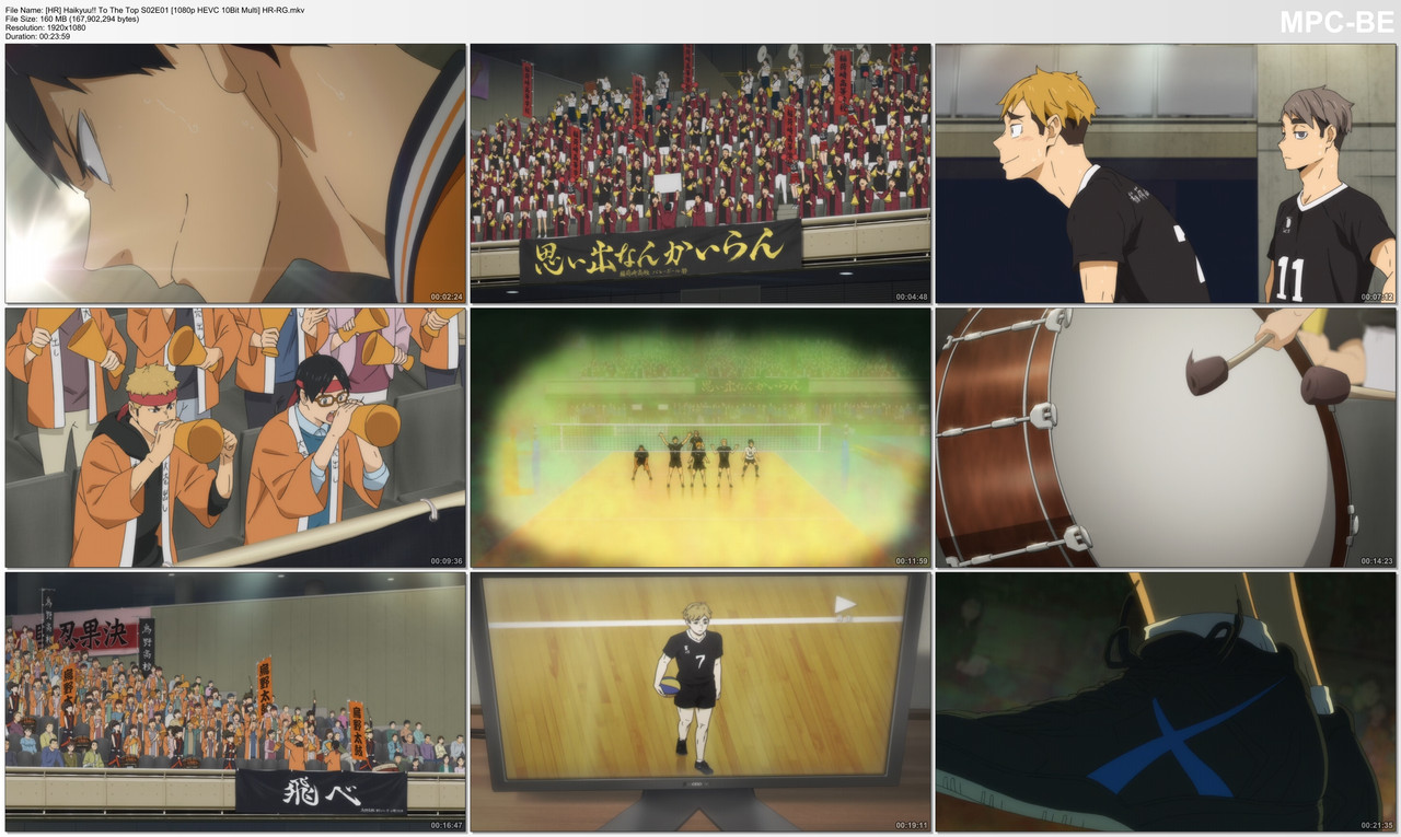 [HR] Haikyuu!! To The Top S02E01 [1080p HEVC 10Bit Multi] HR-RG.mkv_thumbs