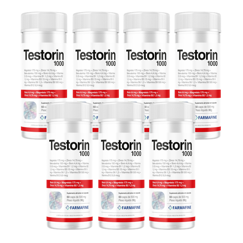 Testorin 1000 - 7 frascos