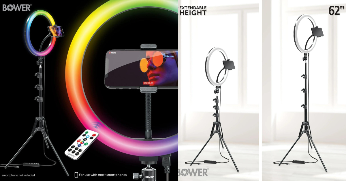 Illuminate Your World with a 12-Inch LED RGB Ring Light for Just Illuminate Your World with a 12-Inch LED RGB Ring Light for Just