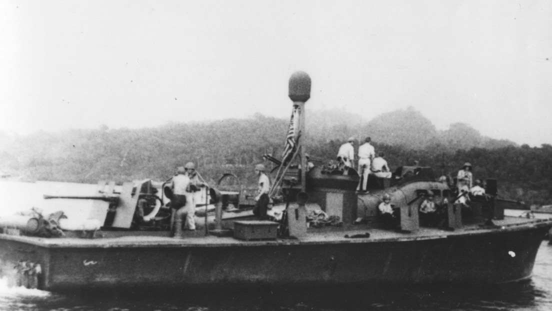 Embarcación PT-59 durante su servicio en las Islas Salomón durante la Segunda Guerra Mundial