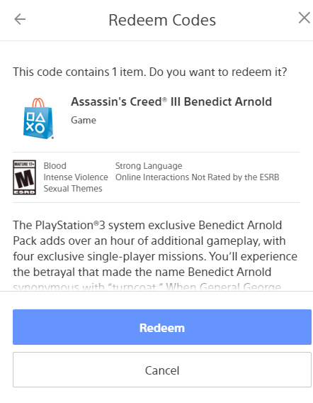 Assassins Creed 3 Benedict Arnold Pack 4 missões