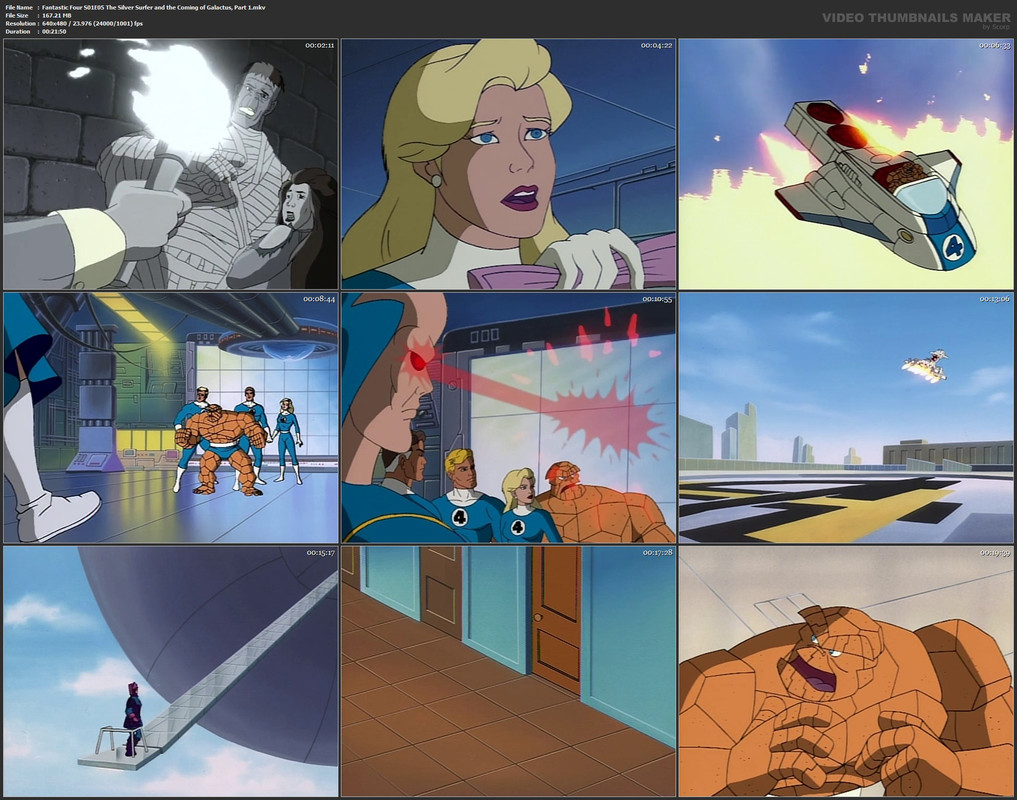 Fantastic Four S01E05 The Silver Surfer and the Coming of Galactus, Part 1.mkv