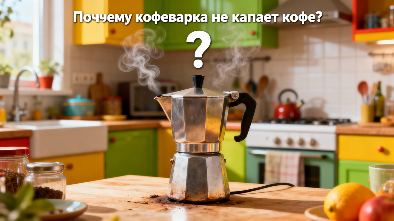 Почему кофеварка не капает кофе