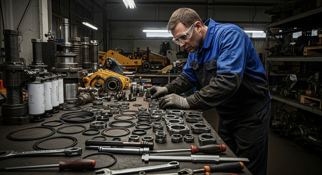 Запчасти для гидравлической системы экскаваторов Hyundai