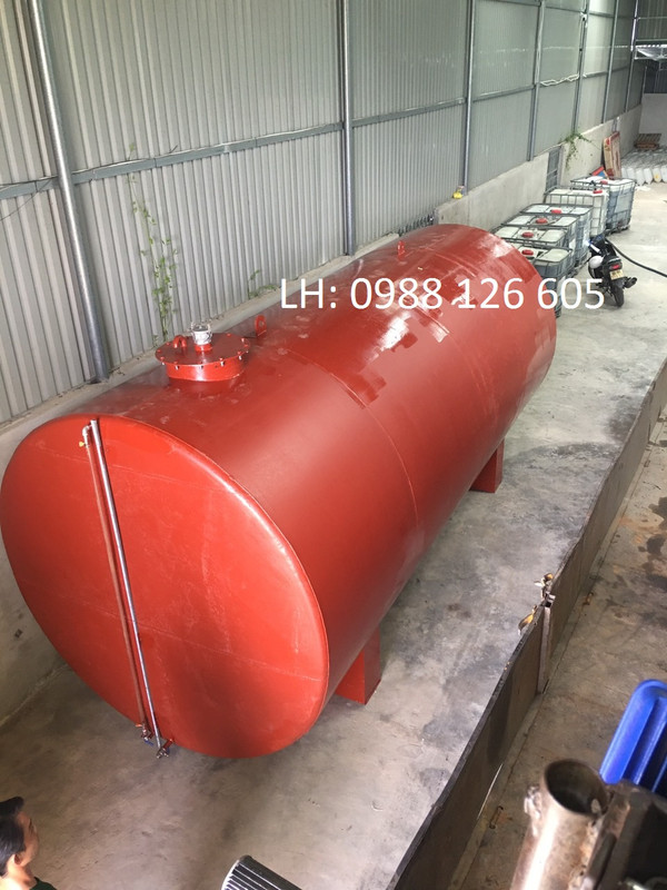 bồn thép chứa dầu 19m3
