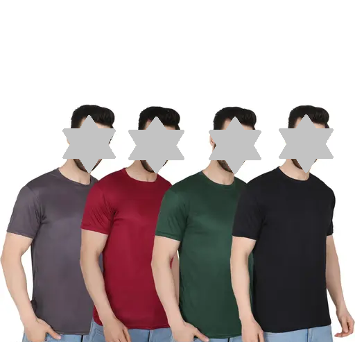 Drifit round neck tshirts pack of 4
Color 7 (R303)