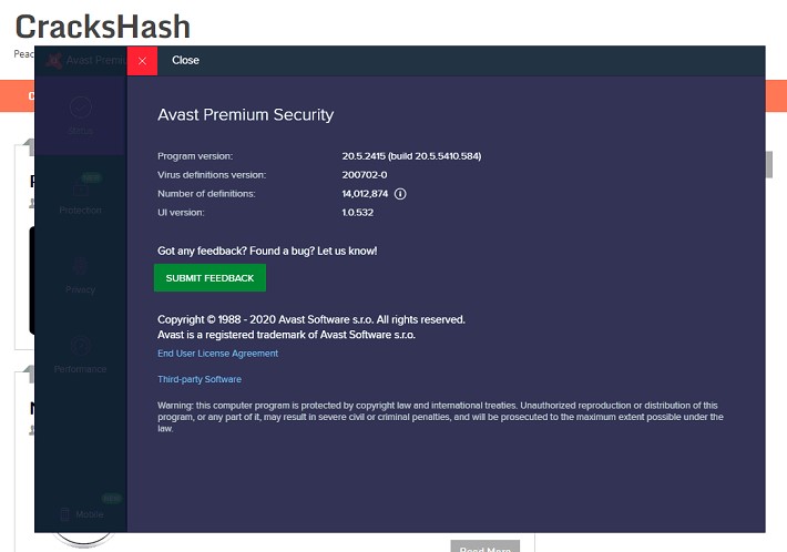 Avast Premium Security v20.5.2415 (Build 20.5.5410.584) + Fix