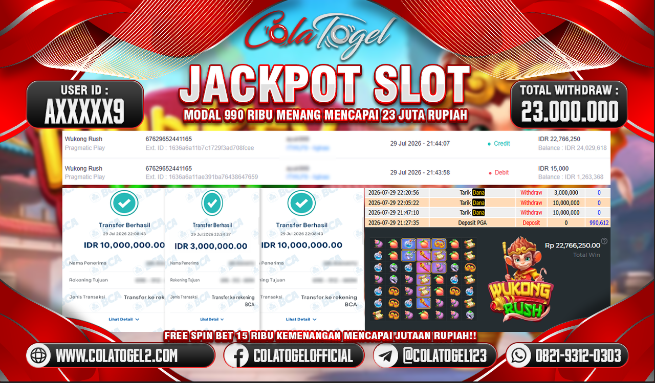 JACKPOT SLOT GACOR!!