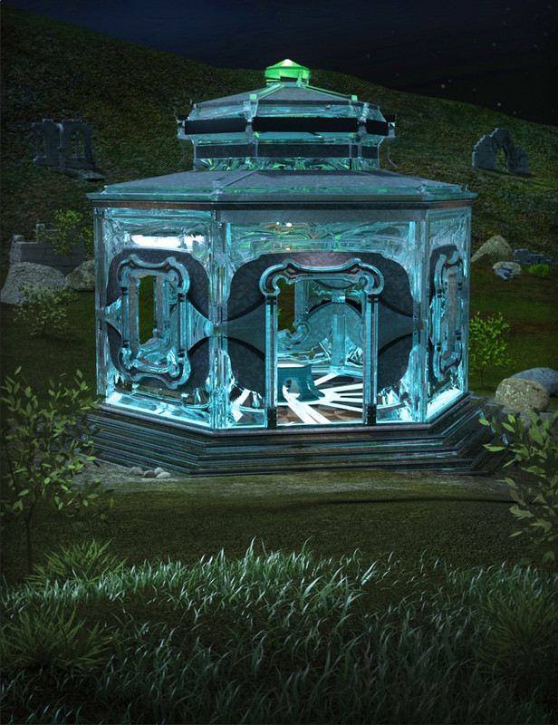 Glass Fairy House