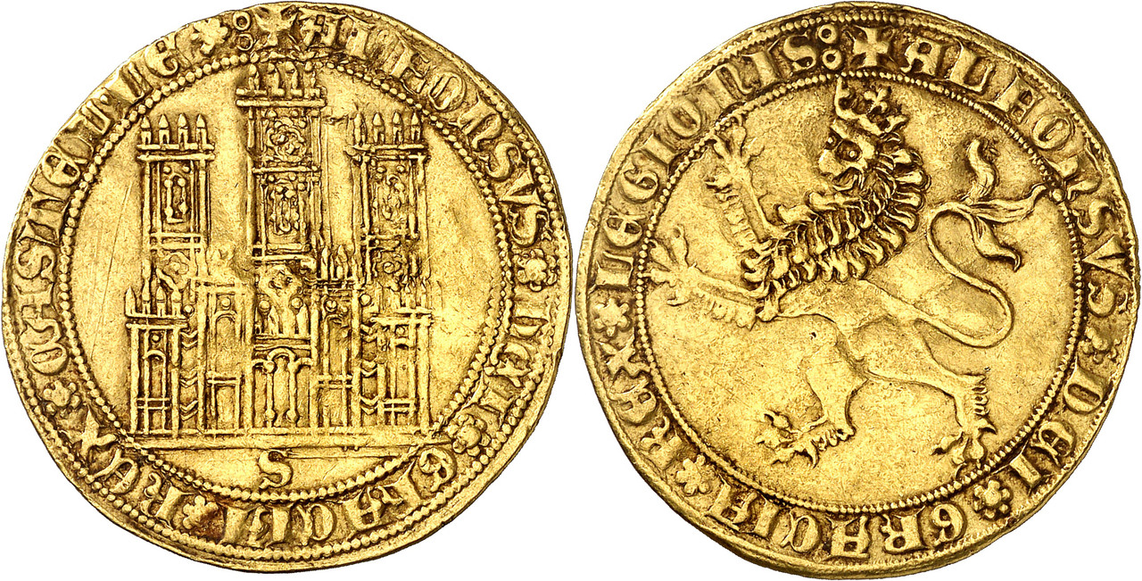 Sancho IV. Dobla de oro. Murcia. Ayuda Alfonso-XI-1312-1350-Sevilla-Dobla-de-35-maraved-s-otra