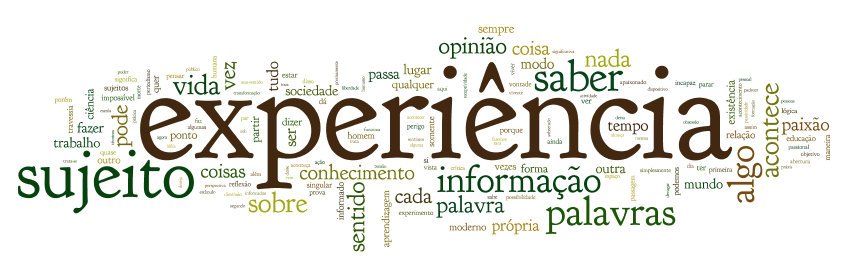 Retângulos coloridos contendo realizações profissionais. Os retângulos são separados em coluas que representam épocas da vida do palestrante