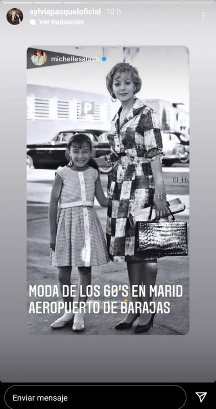 Michelle Salas revela foto de Silvia Pinal joven nunca antes vista
