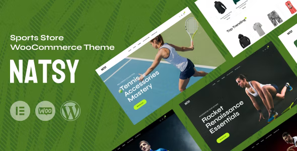 Natsy – Sports Store WooCommerce Theme WordPress