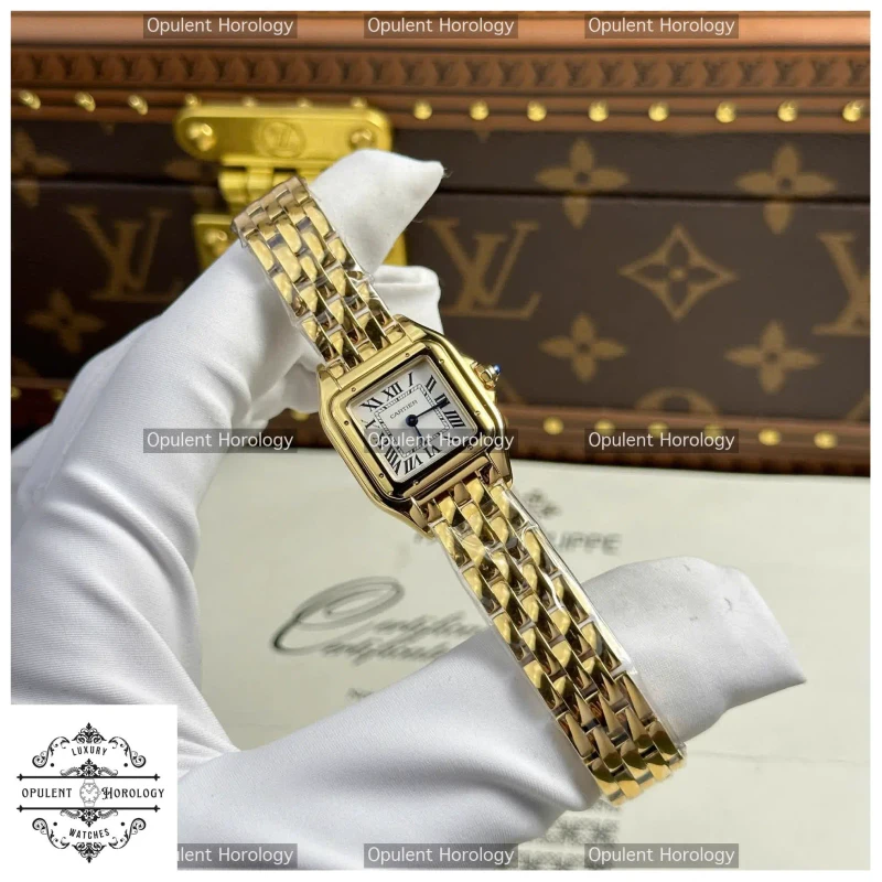 Buy Cartier Panthère White Moon Dial Replica - A Swiss Quartz Women’s Luxury Timepiece