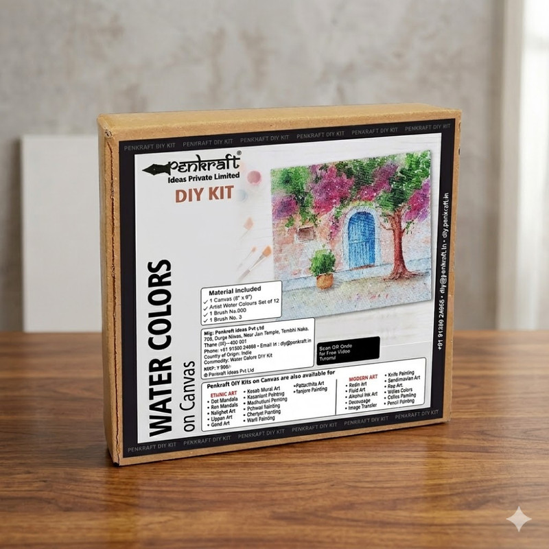 Water Color on Canvas DIY Kit 